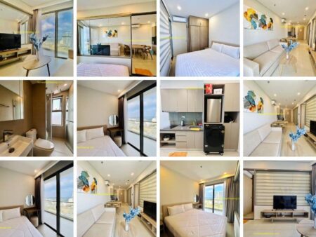 Căn 15.41 loại 2PN 1 sofabed 1WC 50m2 view biển