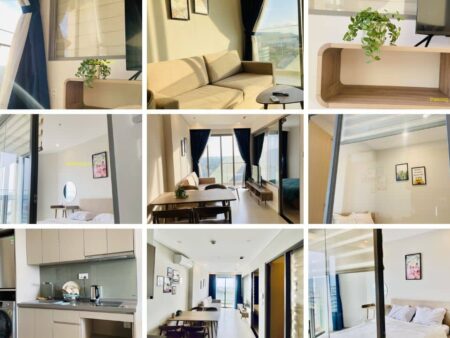 Căn 16.36 loại 2PN 1 sofabed 1WC 50m2 view Pullman