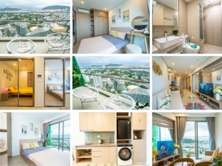 Cho thuê The Sóng loại 2PN 53m2 mã căn 34.27 tầng 34