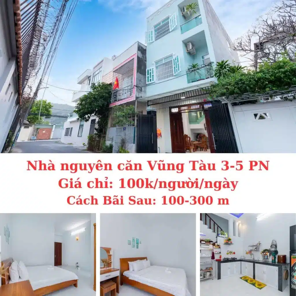 Cho thuê homestay Vũng Tàu nguyên căn