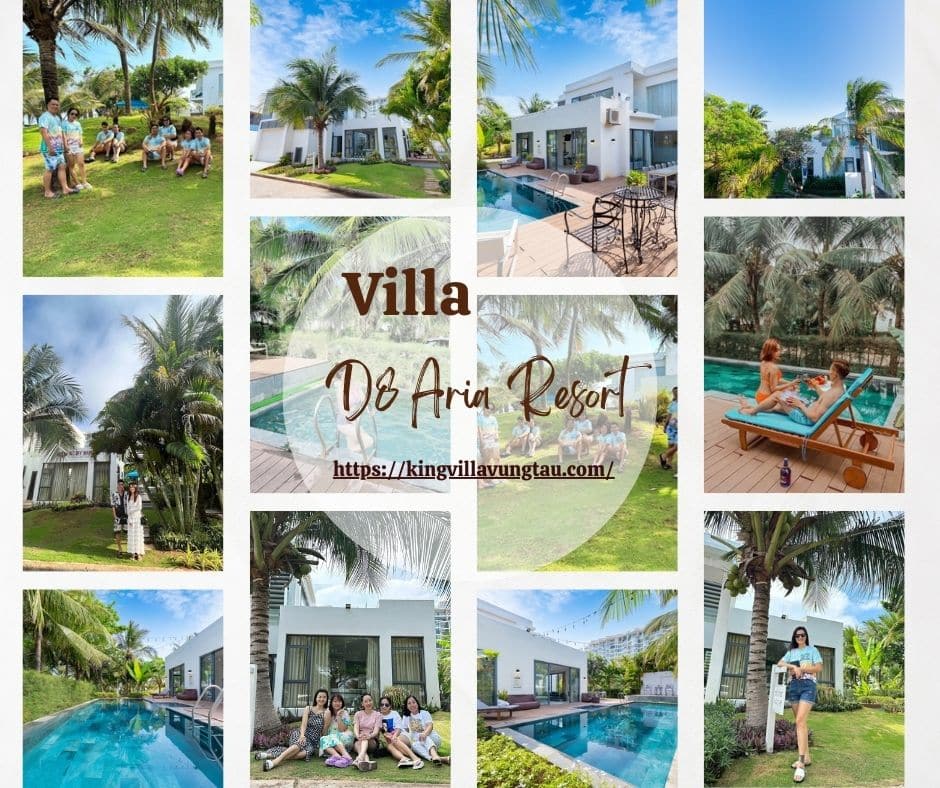 Villa sát biển D8 Aria Resort – Long Cung
