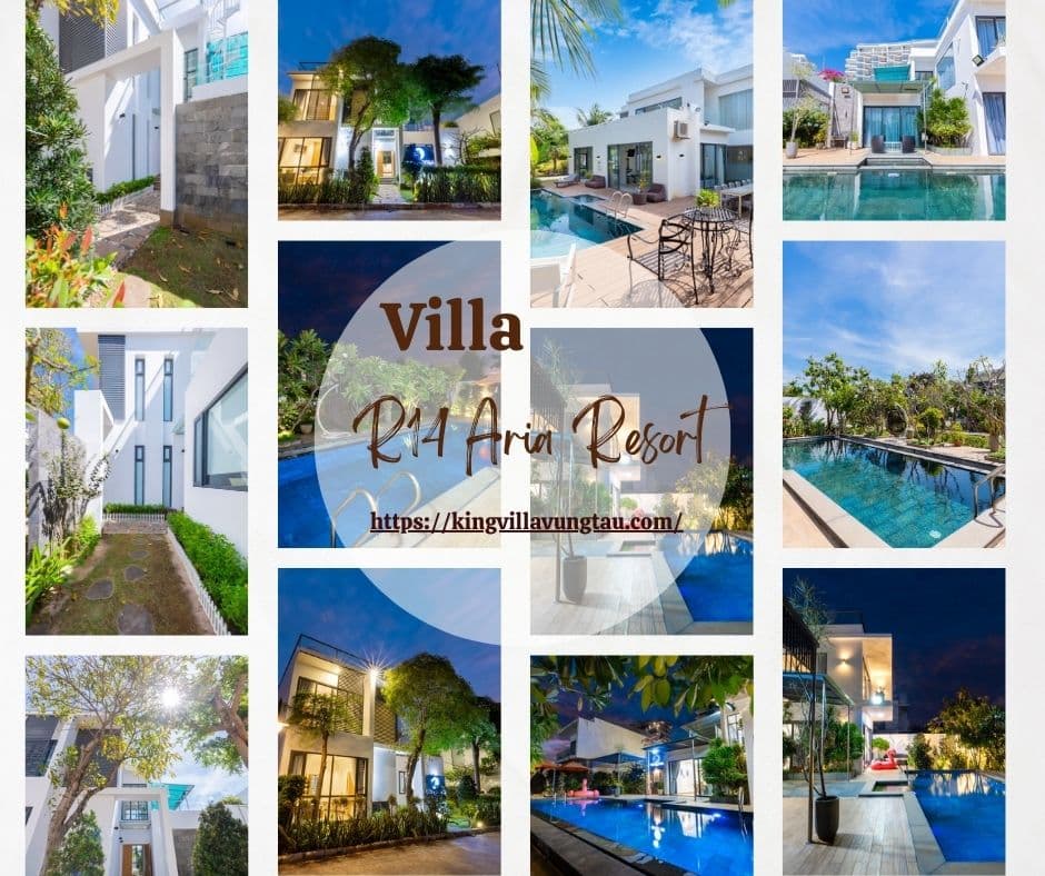Villa sát biển R14 Aria Resort – Long Cung