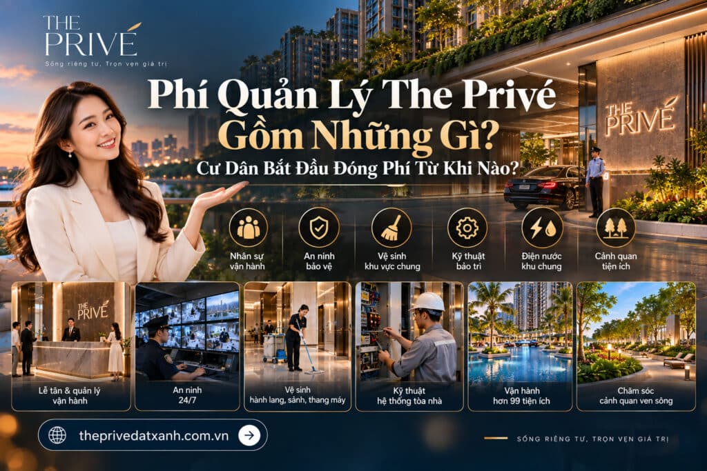 Phí Quản Lý The Privé Gồm Những Gì? Bắt Đầu Đóng Phí Từ Khi Nào?