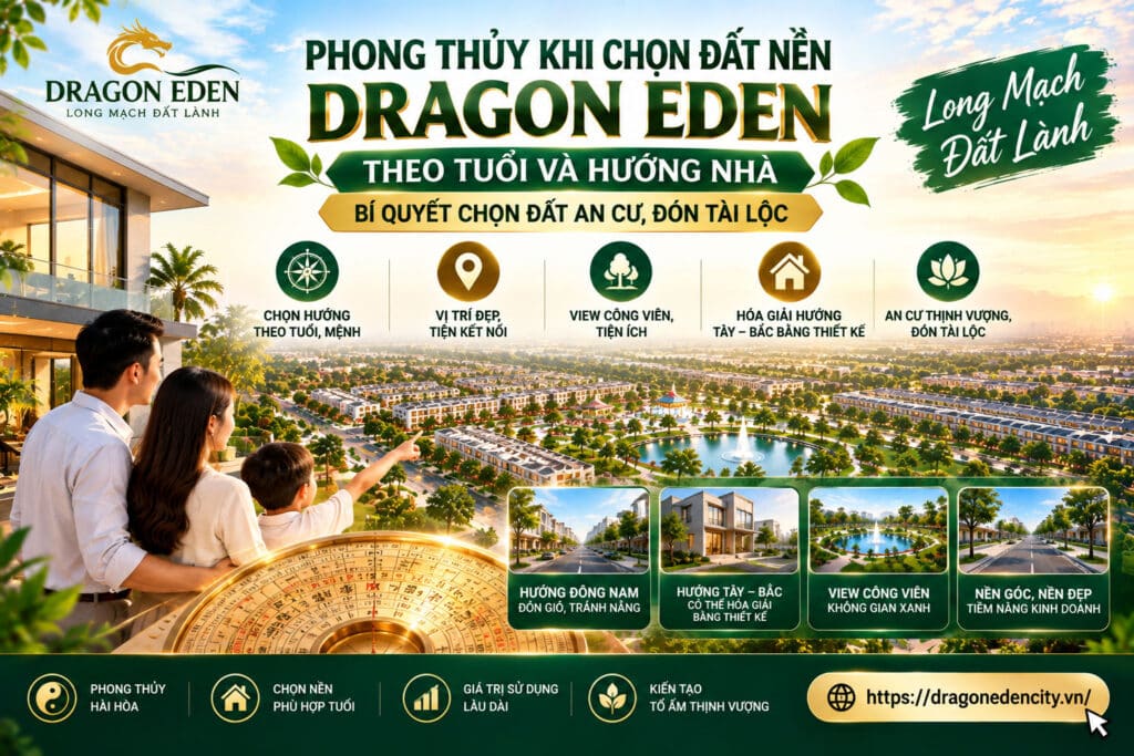 Phong Thủy Khi Chọn Đất Nền Dragon Eden Theo Tuổi Và Hướng Nhà – Bí Quyết Chọn Đất An Cư, Đón Tài Lộc